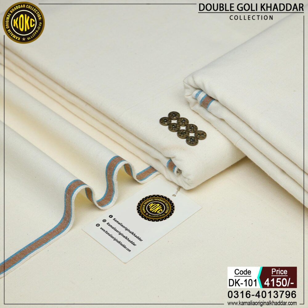 DOUBLE GOLI KHADDAR DK-101 - Image 1